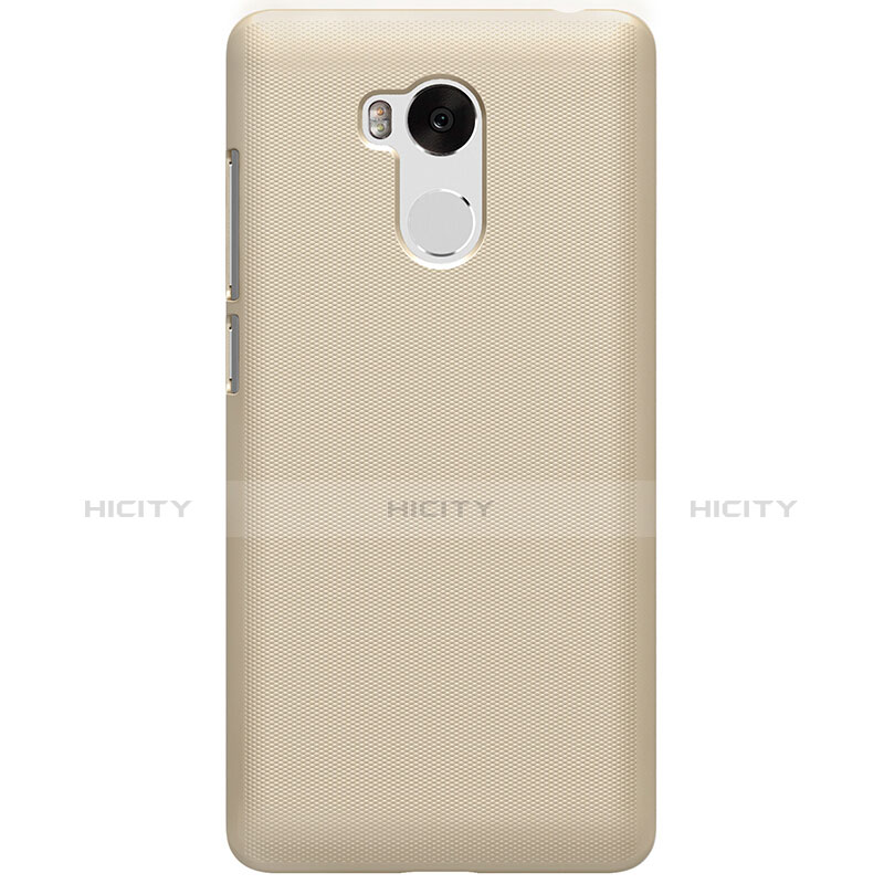 Cover Plastica Rigida Perforato per Xiaomi Redmi 4 Prime High Edition Oro