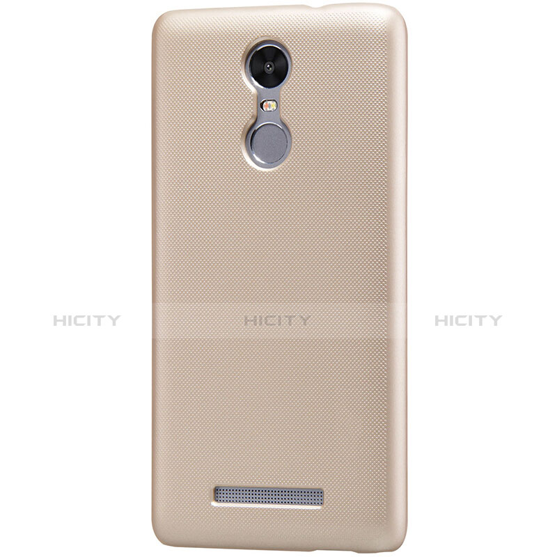 Cover Plastica Rigida Perforato per Xiaomi Redmi Note 3 MediaTek Oro