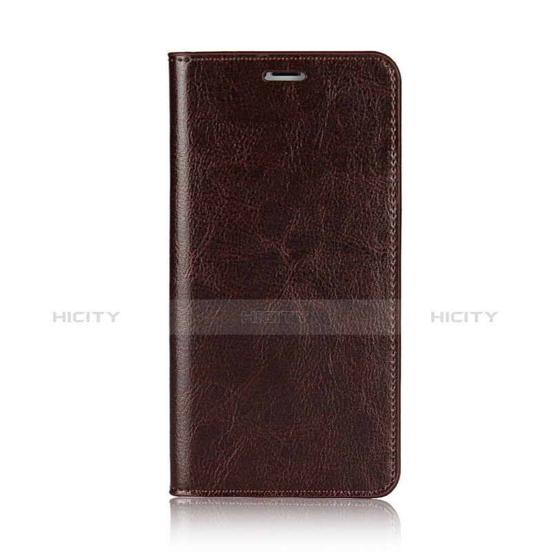 Cover Portafoglio In Pelle con Supporto F01 per Apple iPhone Xs Marrone