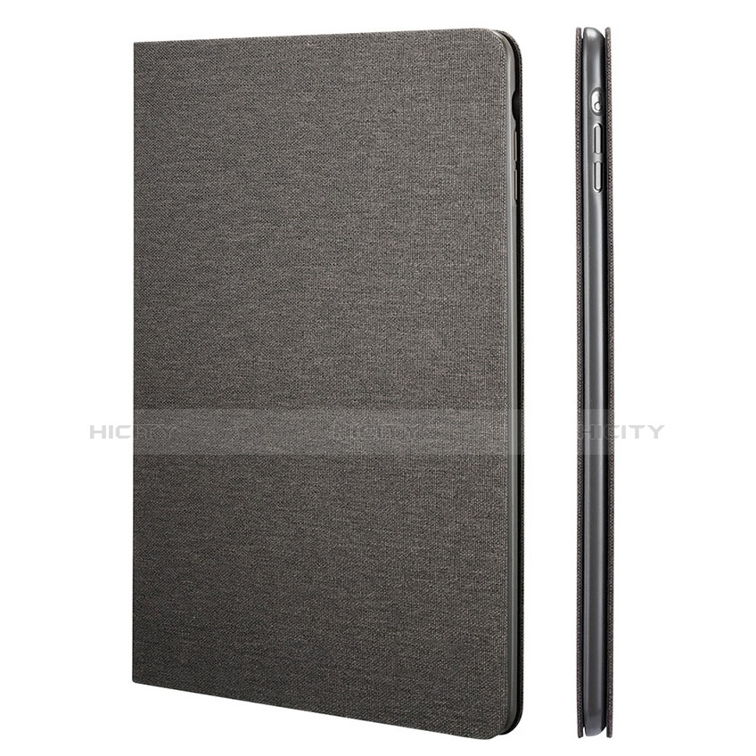 Cover Portafoglio In Pelle con Supporto L01 per Apple iPad Mini Nero