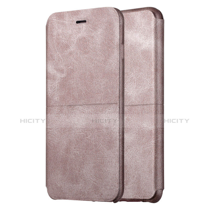 Cover Portafoglio In Pelle con Supporto L01 per Apple iPhone 6 Plus Oro