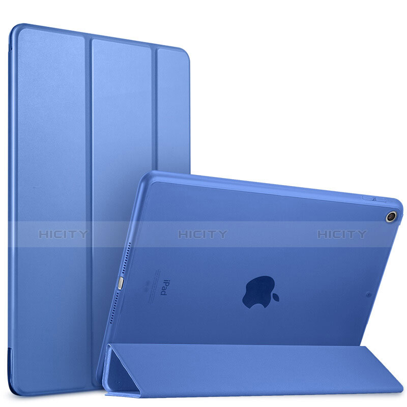 Cover Portafoglio In Pelle con Supporto L01 per Apple New iPad 9.7 (2017) Blu