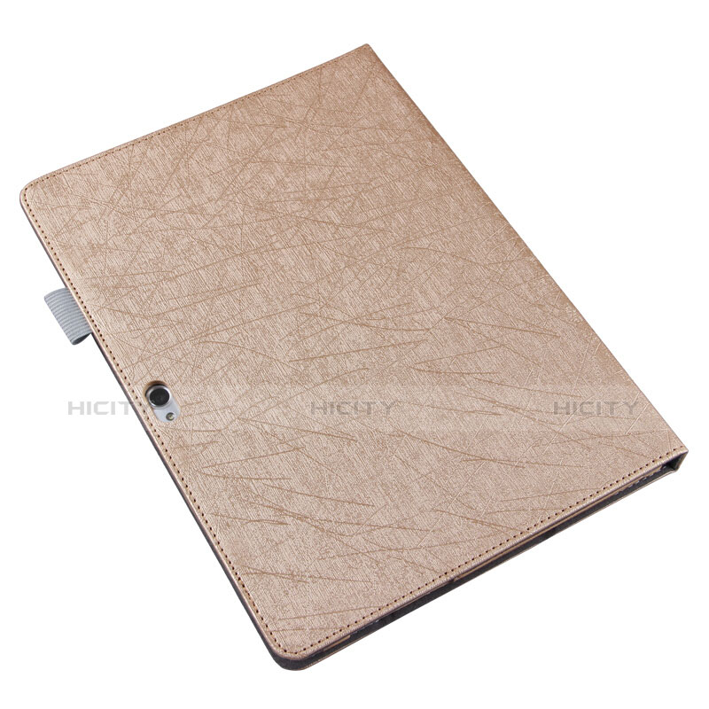 Cover Portafoglio In Pelle con Supporto L01 per Huawei MediaPad M2 10.0 M2-A01 M2-A01W M2-A01L Oro