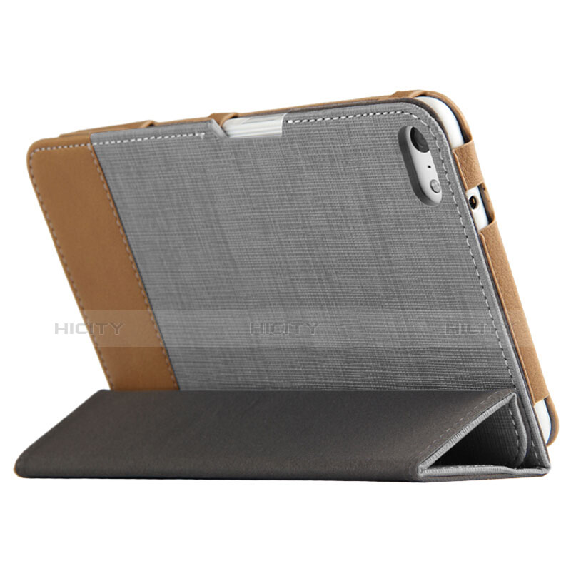 Cover Portafoglio In Pelle con Supporto L01 per Huawei MediaPad T2 Pro 7.0 PLE-703L Grigio