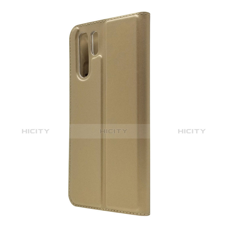 Cover Portafoglio In Pelle con Supporto L01 per Huawei P30 Pro New Edition Oro