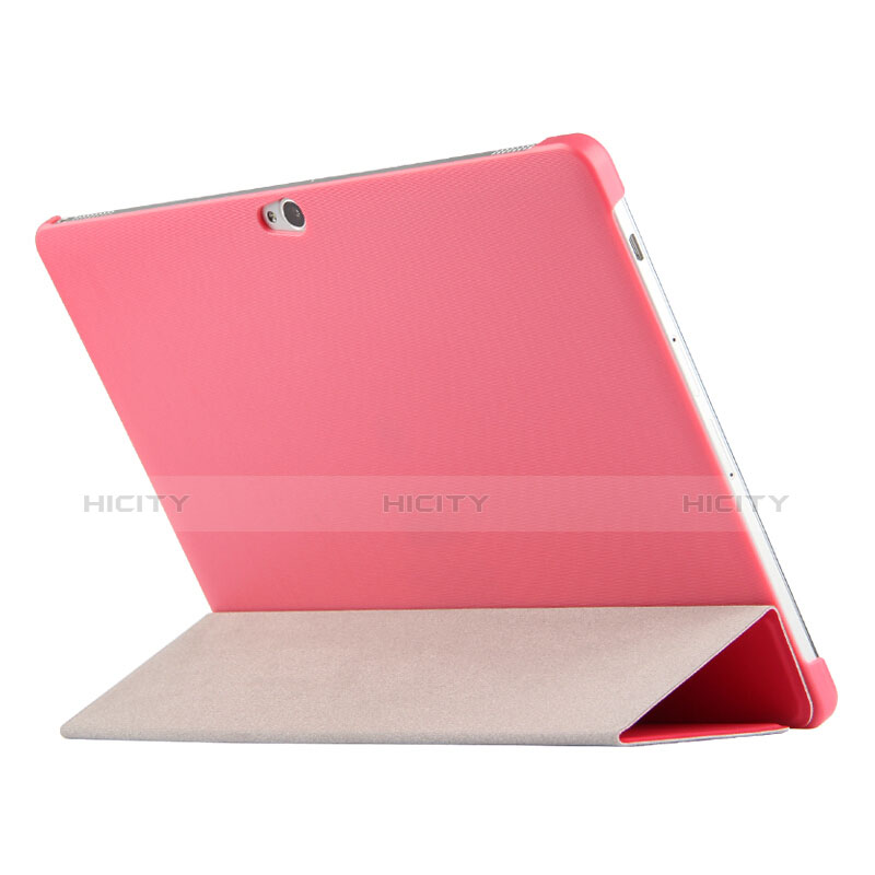 Cover Portafoglio In Pelle con Supporto L02 per Huawei MediaPad M2 10.0 M2-A01 M2-A01W M2-A01L Rosa