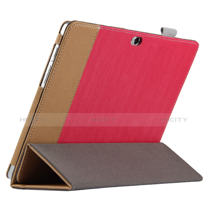 Cover Portafoglio In Pelle con Supporto L03 per Huawei MediaPad M2 10.0 M2-A01 M2-A01W M2-A01L Rosso