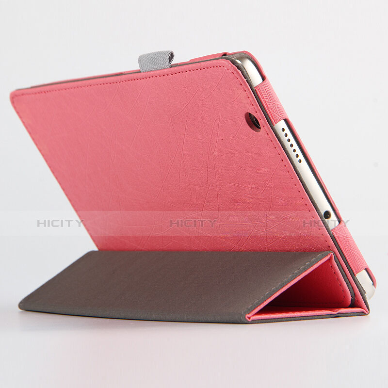 Cover Portafoglio In Pelle con Supporto L04 per Huawei Mediapad M3 8.4 BTV-DL09 BTV-W09 Rosa