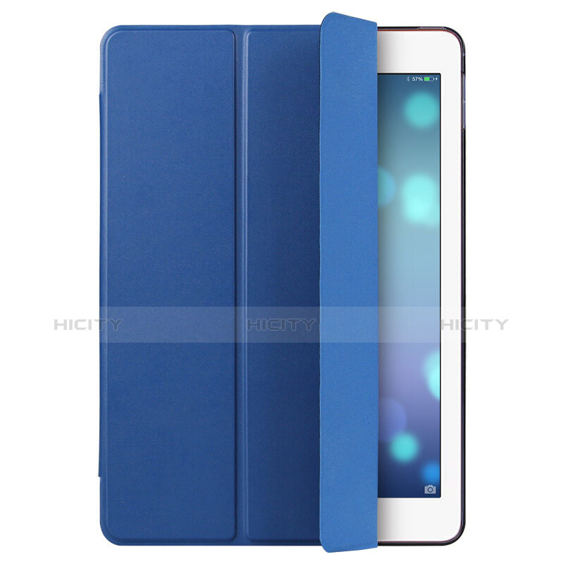 Cover Portafoglio In Pelle con Supporto L05 per Apple iPad Mini 4 Blu