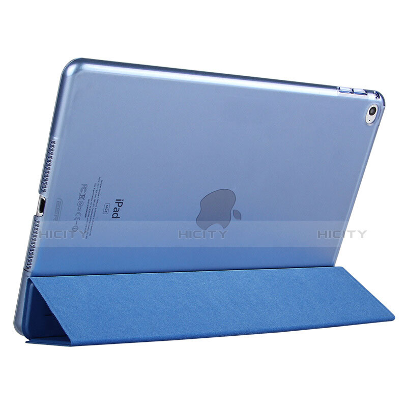 Cover Portafoglio In Pelle con Supporto L05 per Apple iPad Mini 4 Blu