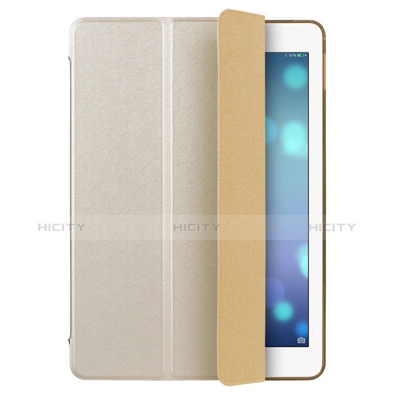 Cover Portafoglio In Pelle con Supporto L05 per Apple iPad Mini 4 Oro