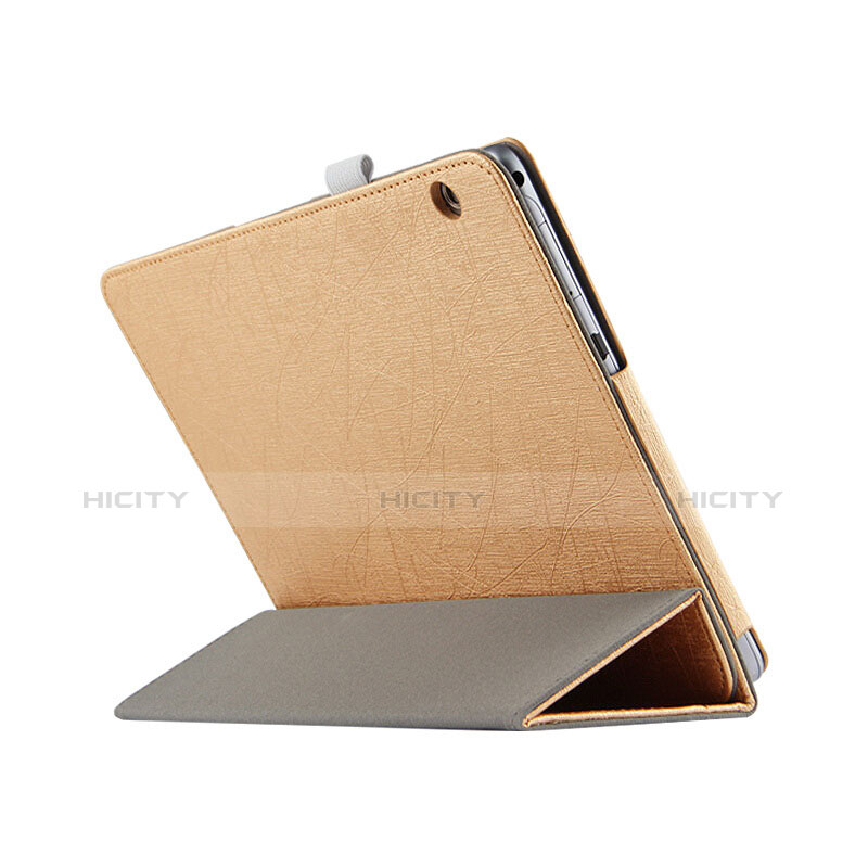 Cover Portafoglio In Pelle con Supporto L07 per Huawei MediaPad T3 10 AGS-L09 AGS-W09 Oro