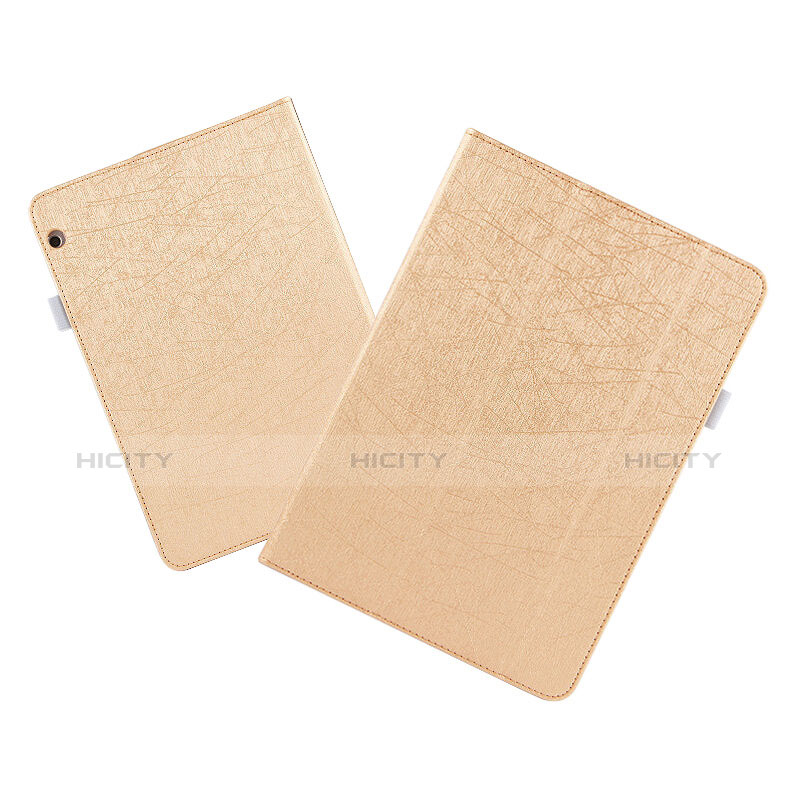 Cover Portafoglio In Pelle con Supporto L07 per Huawei MediaPad T3 10 AGS-L09 AGS-W09 Oro