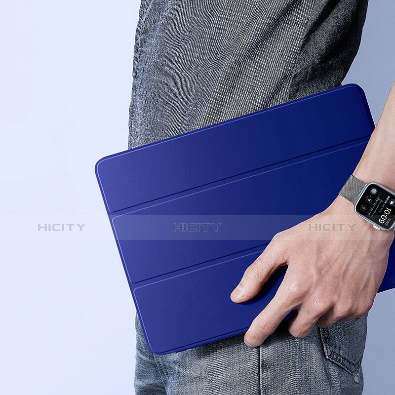 Cover Portafoglio In Pelle con Supporto per Apple iPad Air 3 Blu