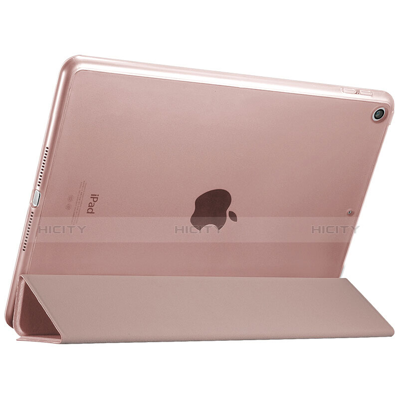 Cover Portafoglio In Pelle con Supporto per Apple New iPad 9.7 (2017) Oro Rosa