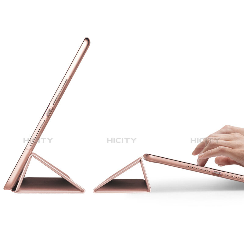 Cover Portafoglio In Pelle con Supporto per Apple New iPad Pro 9.7 (2017) Oro Rosa