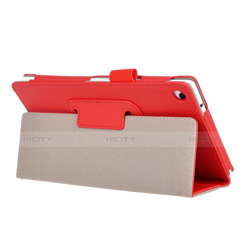 Cover Portafoglio In Pelle con Supporto per Asus ZenPad C 7.0 Z170CG Rosso