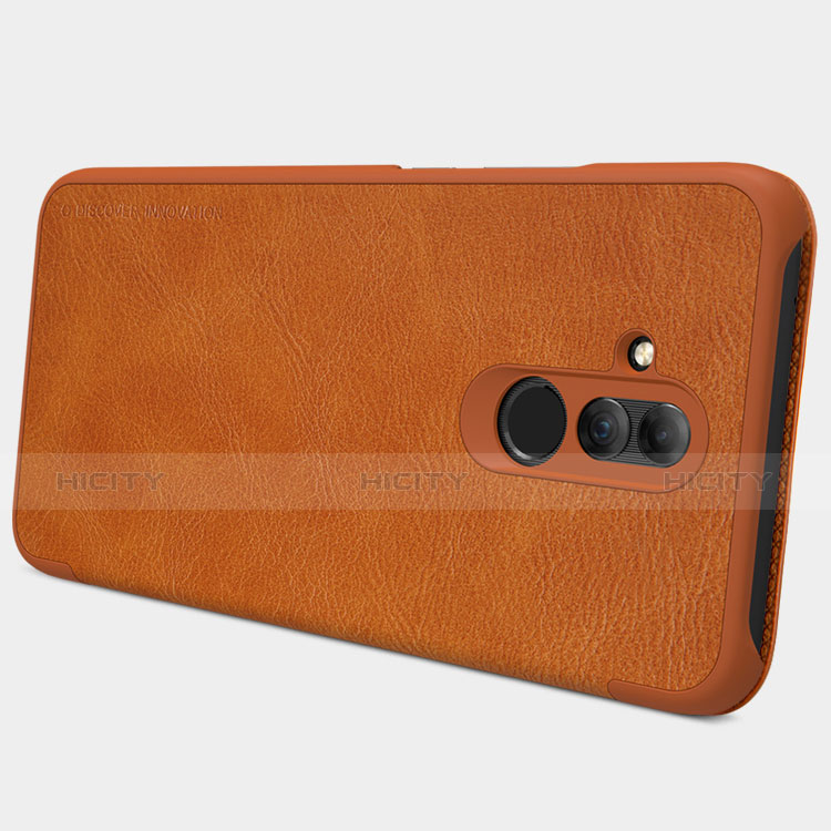 Cover Portafoglio In Pelle con Supporto per Huawei Maimang 7 Marrone