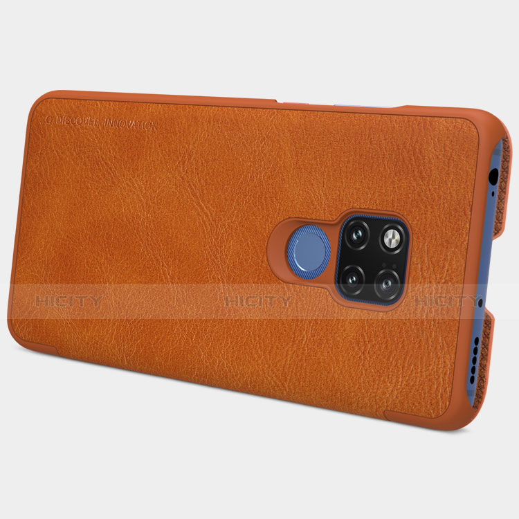 Cover Portafoglio In Pelle con Supporto per Huawei Mate 20 X Marrone