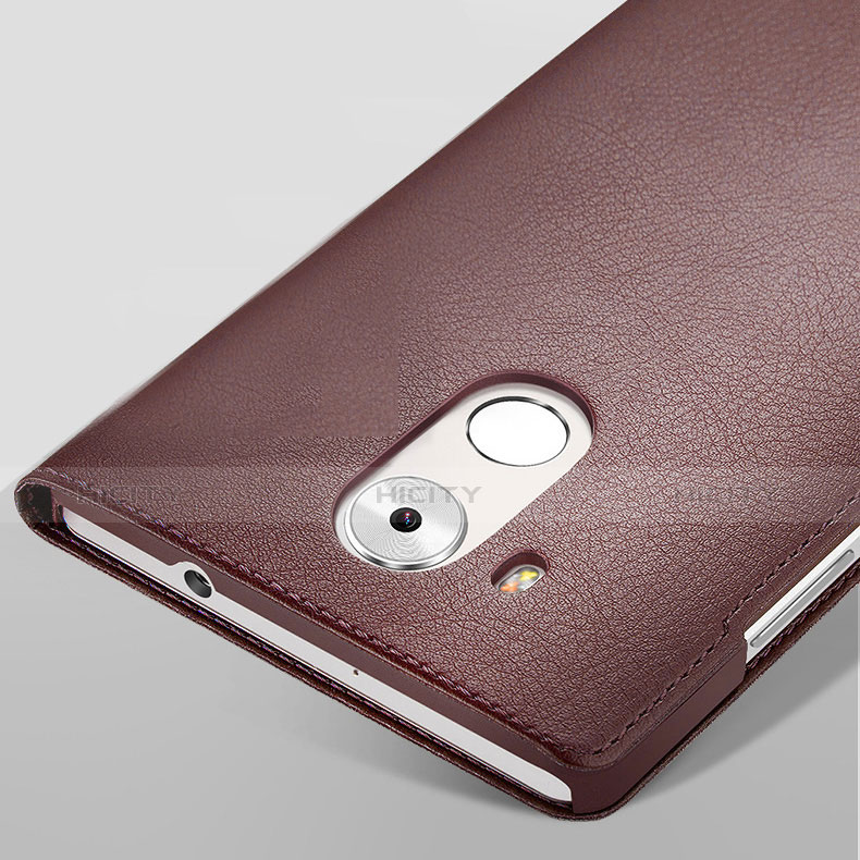 Cover Portafoglio In Pelle con Supporto per Huawei Mate 8 Marrone