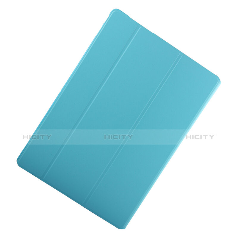 Cover Portafoglio In Pelle con Supporto per Huawei MateBook HZ-W09 Blu