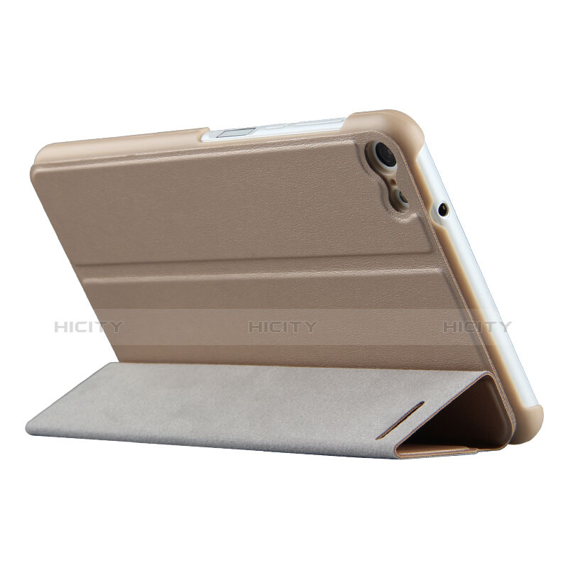 Cover Portafoglio In Pelle con Supporto per Huawei MediaPad T2 Pro 7.0 PLE-703L Oro