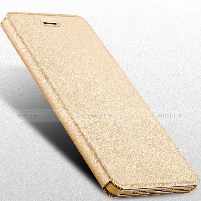 Cover Portafoglio In Pelle con Supporto per Huawei Nova Lite Oro