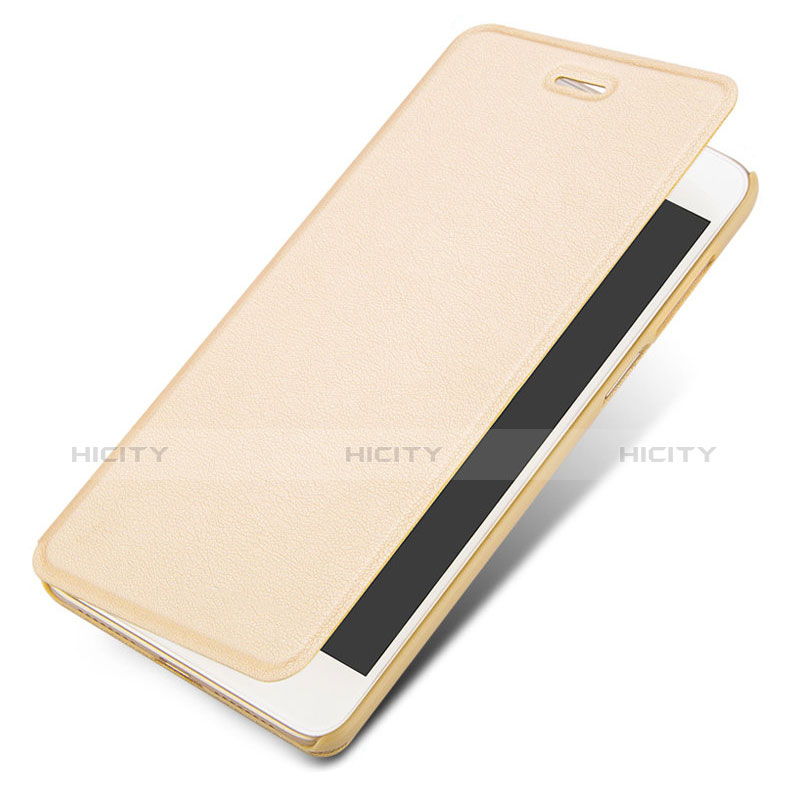 Cover Portafoglio In Pelle con Supporto per Huawei Nova Lite Oro