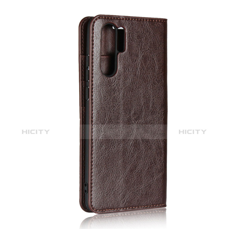 Cover Portafoglio In Pelle con Supporto per Huawei P30 Pro Marrone