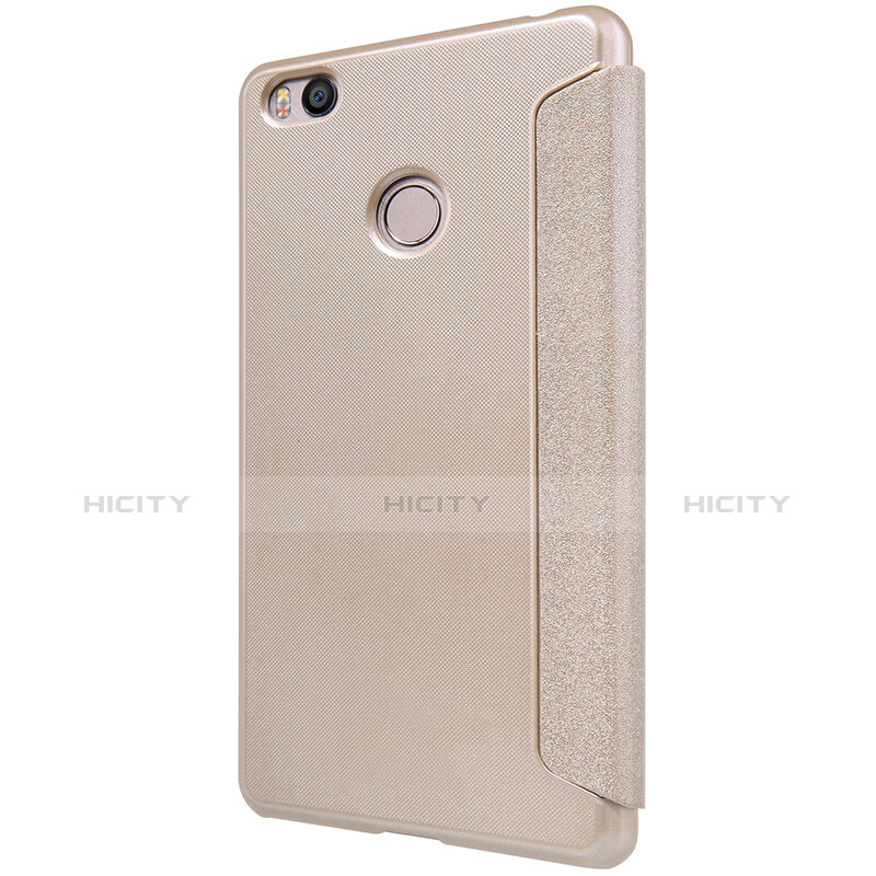 Cover Portafoglio In Pelle con Supporto per Xiaomi Mi 4S Oro