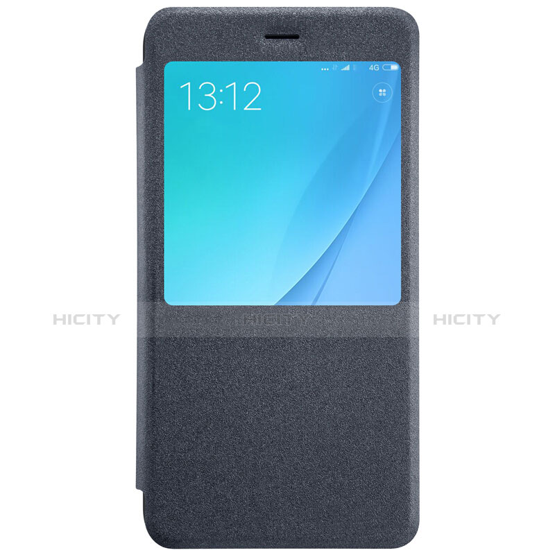 Cover Portafoglio In Pelle con Supporto per Xiaomi Mi 5X Nero