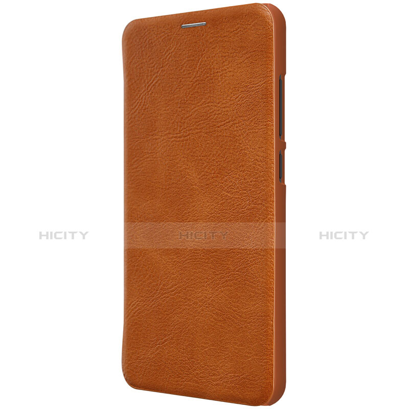 Cover Portafoglio In Pelle con Supporto per Xiaomi Mi 8 Marrone