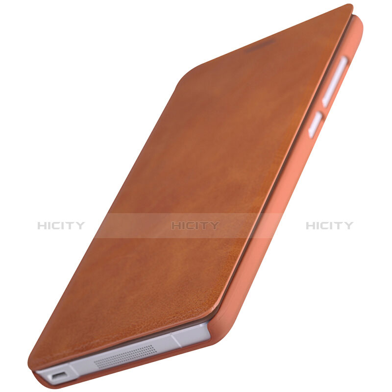 Cover Portafoglio In Pelle con Supporto per Xiaomi Mi Note Marrone