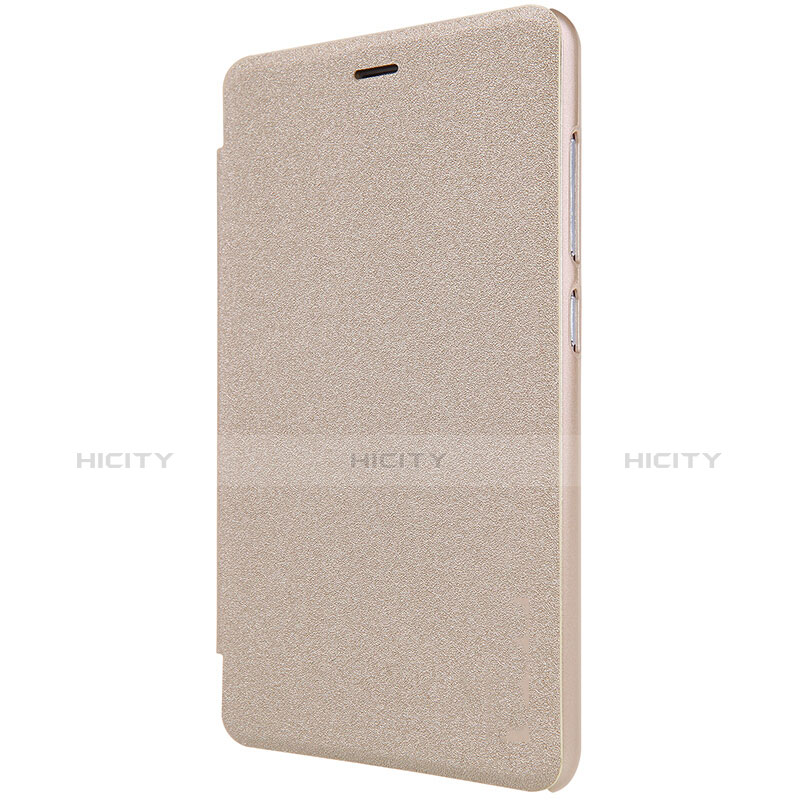 Cover Portafoglio In Pelle con Supporto per Xiaomi Redmi 3 Oro