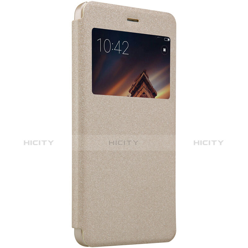 Cover Portafoglio In Pelle con Supporto per Xiaomi Redmi 4A Oro