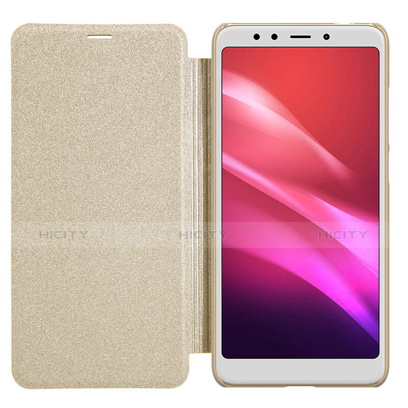 Cover Portafoglio In Pelle con Supporto per Xiaomi Redmi 5 Oro