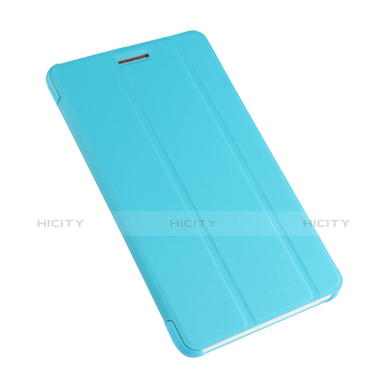 Cover Portafoglio In Pelle con Supporto R01 per Huawei MediaPad T2 Pro 7.0 PLE-703L Cielo Blu