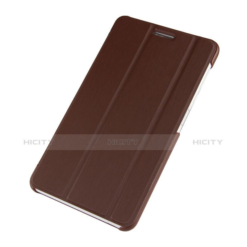 Cover Portafoglio In Pelle con Supporto R01 per Huawei MediaPad T2 Pro 7.0 PLE-703L Marrone