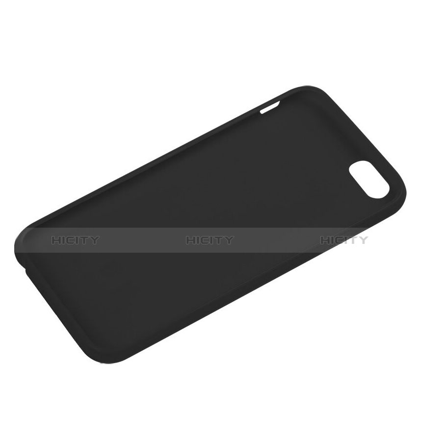 Cover Silicone Morbida Lucido per Apple iPhone 6 Nero