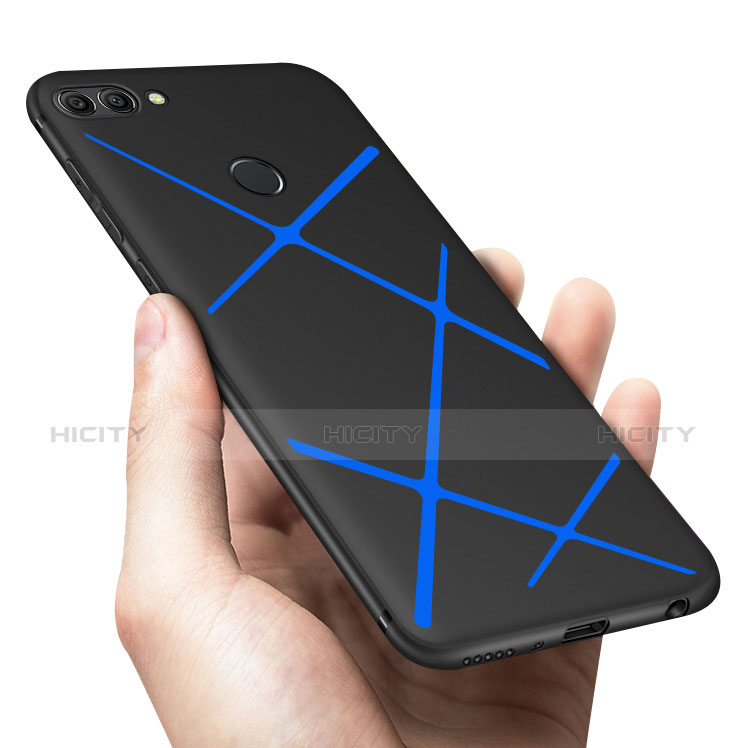 Cover Silicone Morbida Spigato per Huawei Maimang 7 Blu