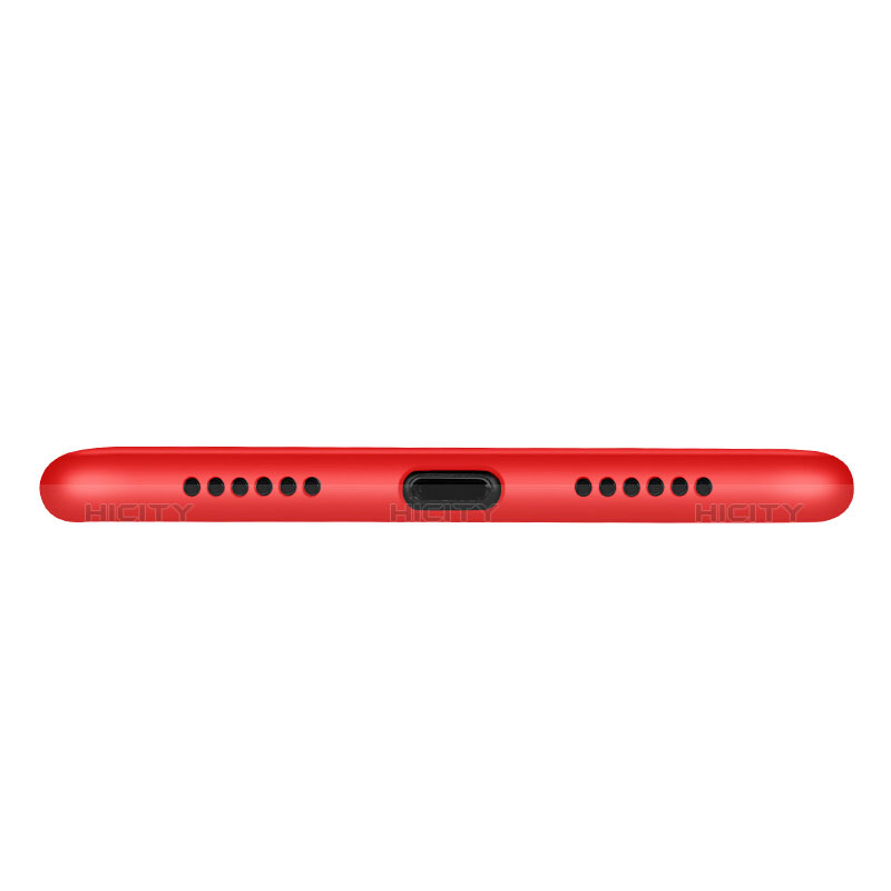 Cover Silicone Morbida Spigato Z01 per Apple iPhone X Rosso