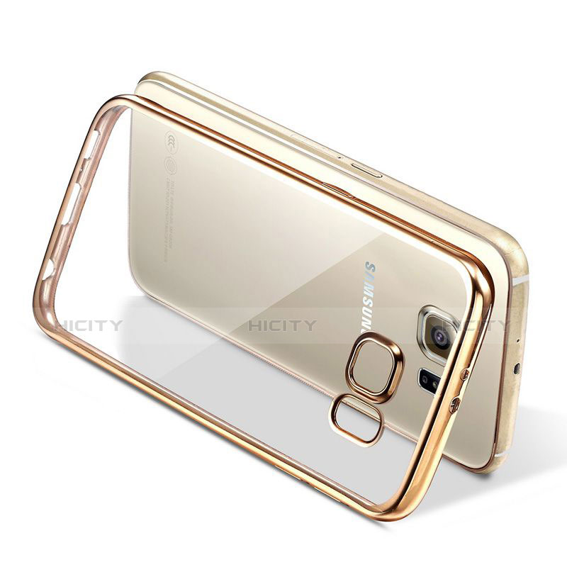 Cover Silicone Trasparente Opaca Laterale per Samsung Galaxy Note 5 N9200 N920 N920F Oro