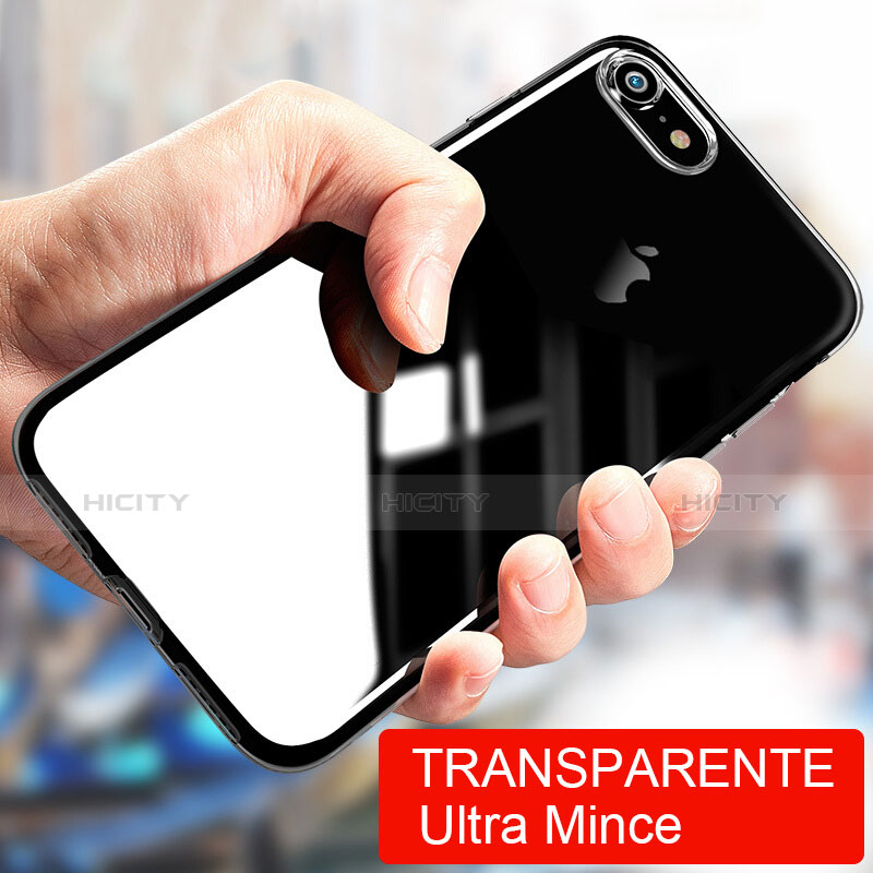 Cover Silicone Trasparente Ultra Slim Morbida per Apple iPhone 7 Chiaro