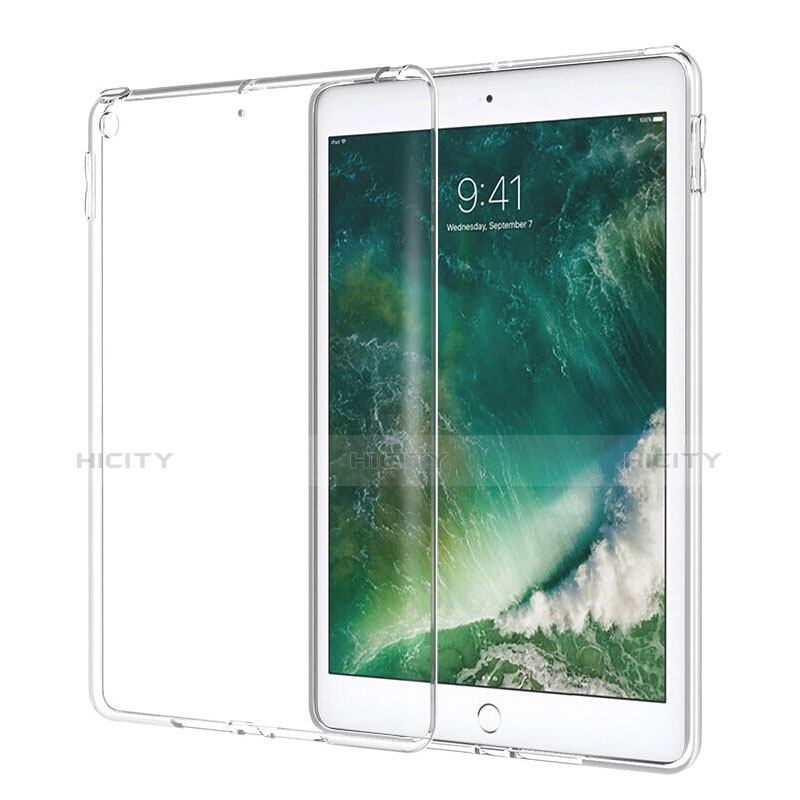 Cover Silicone Trasparente Ultra Slim Morbida per Apple New iPad 9.7 (2017) Chiaro