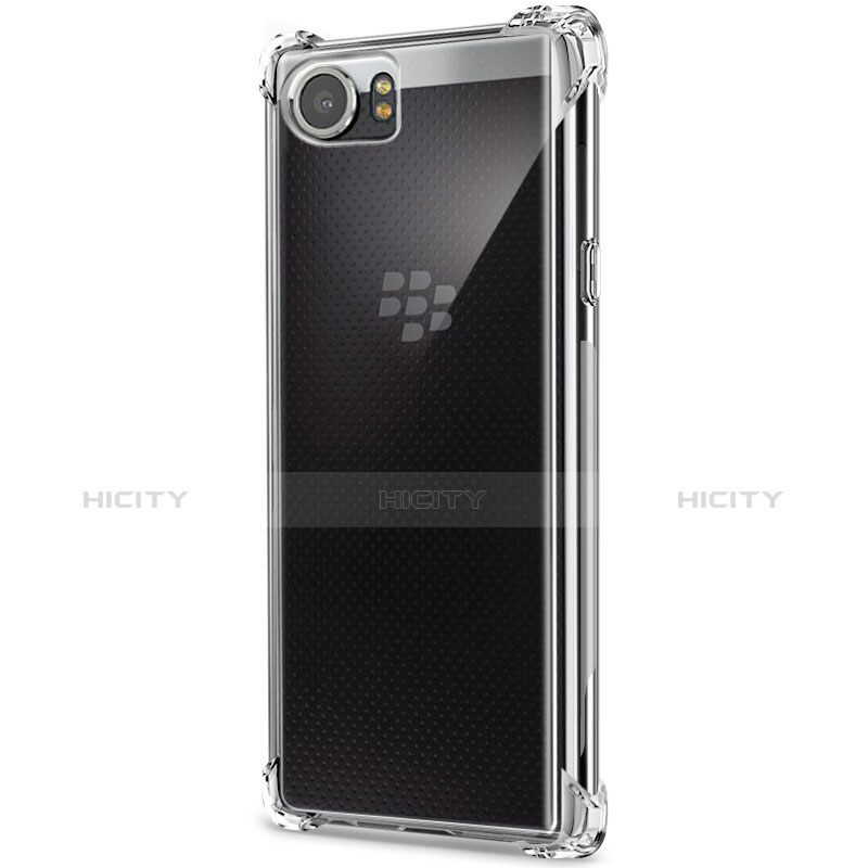 Cover Silicone Trasparente Ultra Slim Morbida per Blackberry KEYone Chiaro