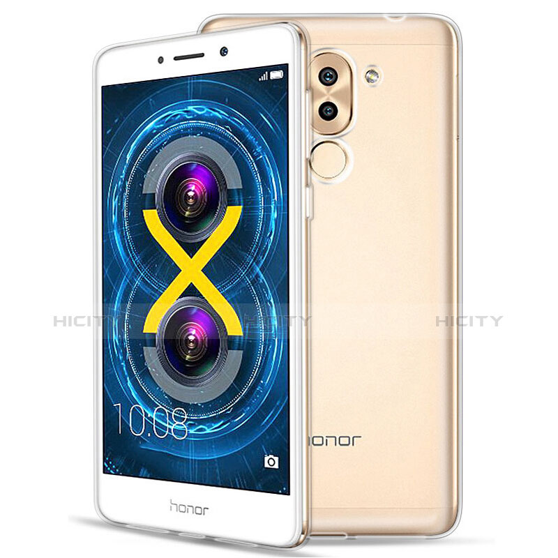 Cover Silicone Trasparente Ultra Slim Morbida per Huawei Honor 6X Chiaro