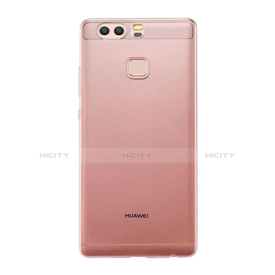 Cover Silicone Trasparente Ultra Slim Morbida per Huawei P9 Oro Rosa