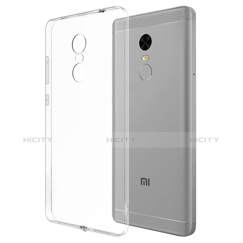 Cover Silicone Trasparente Ultra Slim Morbida per Xiaomi Redmi Note 4X Chiaro