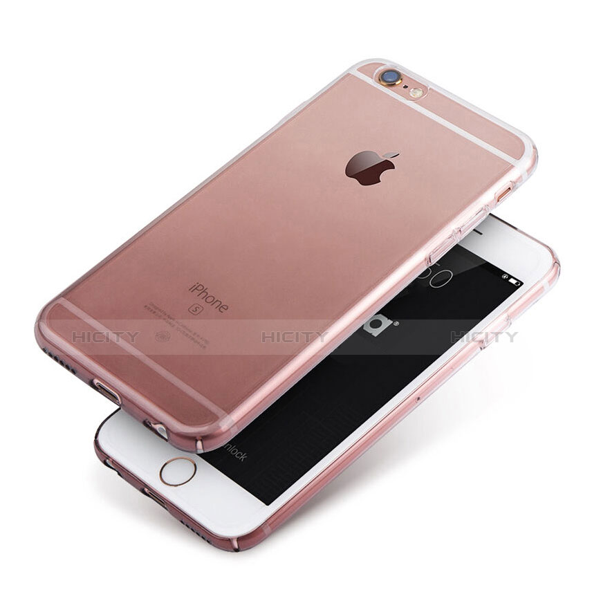 Cover Silicone Trasparente Ultra Slim Morbida Sfumato Z01 per Apple iPhone 6S Grigio