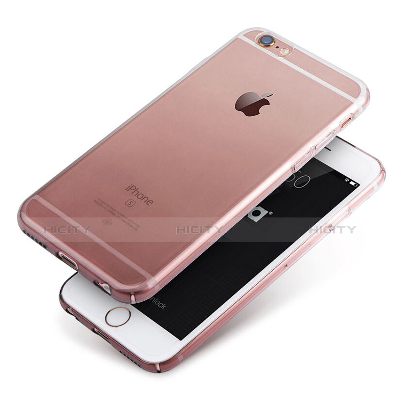 Cover Silicone Trasparente Ultra Slim Morbida Sfumato Z01 per Apple iPhone 6S Plus Grigio